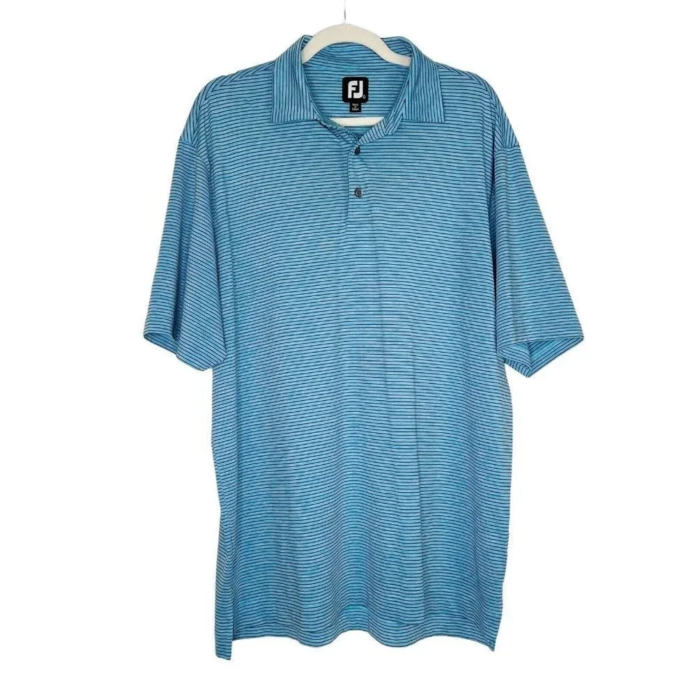 Footjoy FJ Golf Polo‎ Shirt Men Size Large